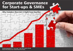 Corporate Governance for Start-ups & SMEs