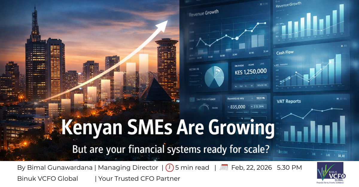 Virtual CFO services supporting Kenyan SMEs with financial systems for scaling