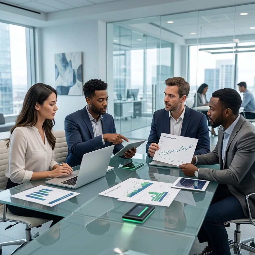 Finance advisory and performance improvement review session
