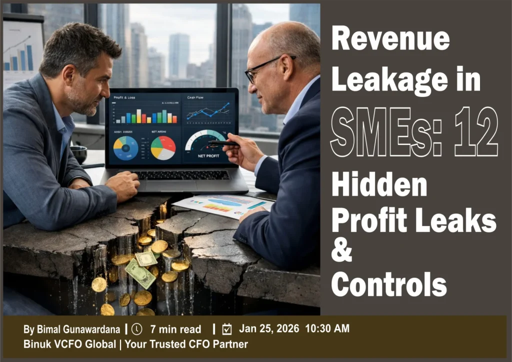 Revenue leakage in SMEs: twelve hidden profit leaks and the internal controls that stop them