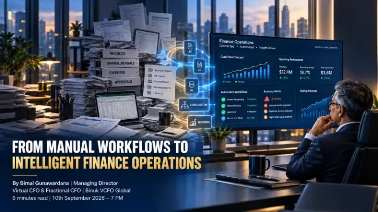From Manual Workflows to Intelligent Finance Operations